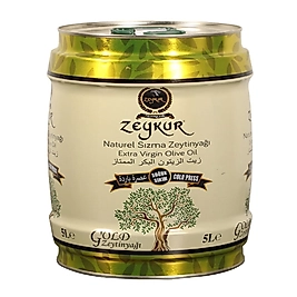 Zeykur Gold Soğuk Sıkım Naturel Sızma  Zeytinyağı 5 lt