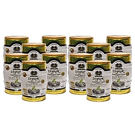 Zeykur Elmas 1 Kg Yağlı Salamura Siyah Zeytin 12 Adet